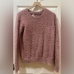 MUDD Women’s Purple Fuzzy Sweater, Perfect Condition Size S